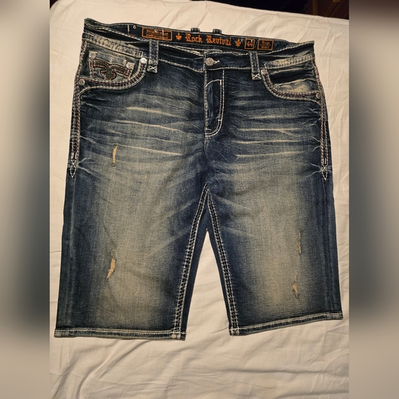 Rock Revival Jean Shorts - Picture 1 of 3